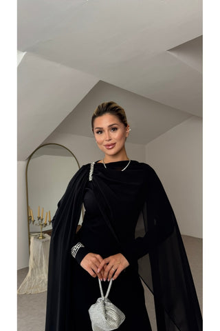 Parla Elbise - Siyah - EU3259