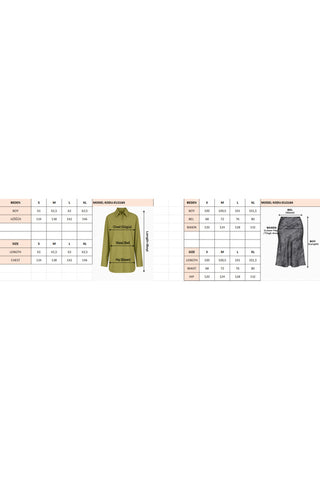Oversize Bluz Ve Etek Takım-Kahverengi-EU2164