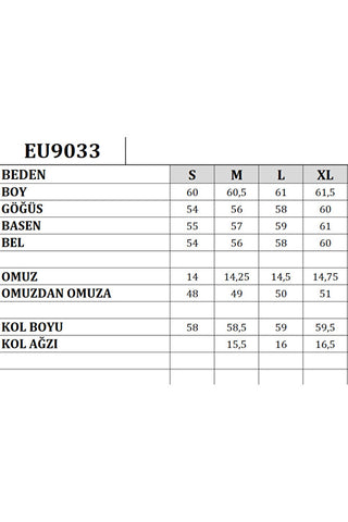 Kuşaklı Astarlı Buklet Kısa Kaban
