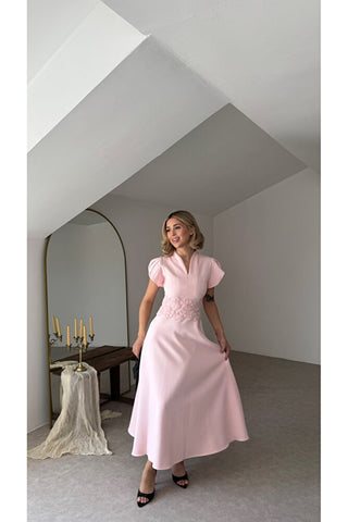 Lavinia Elbise - Pembe - EU3246