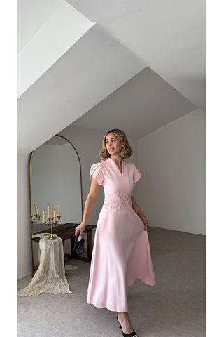 Lavinia Elbise - Pembe - EU3246