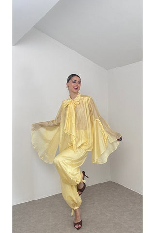 Liora Fiyonk Detaylı Takım - Kahve - K1004