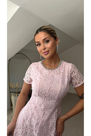 Tasarım Nazenin Elbise - Pembe - EU3242