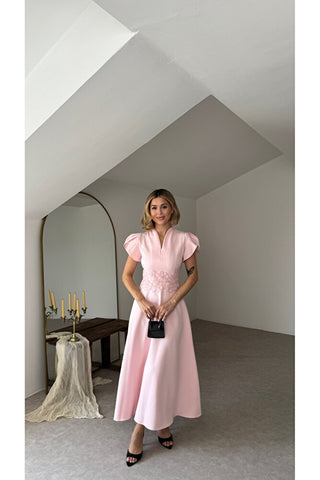 Lavinia Elbise - Pembe - EU3246
