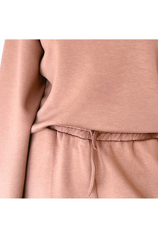 Sweat Pantolonlu Beli Latikli Eşofman Takım