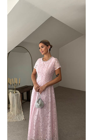 Tasarım Nazenin Elbise - Pembe - EU3242