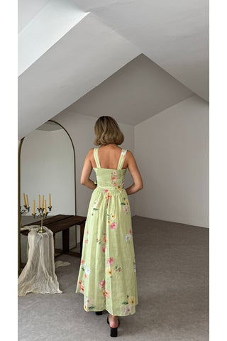 Flora Elbise - Yeşil - EU3207
