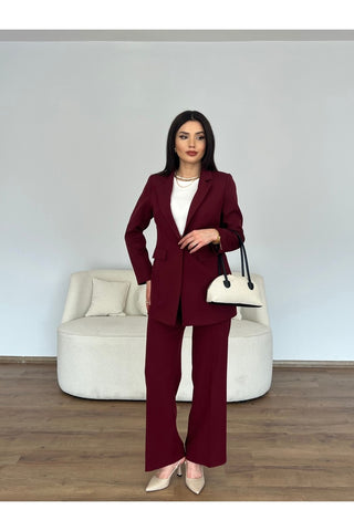 Kapak Detaylı Kadın Blazer Ceket