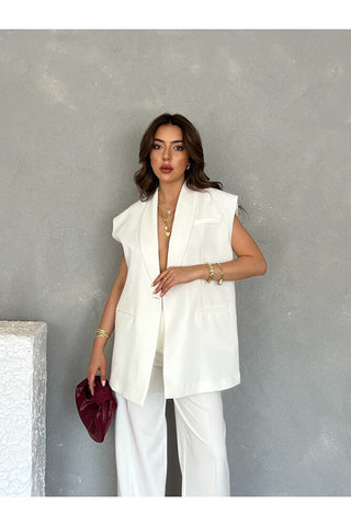 Düşük Omuz Astarlı Yelek