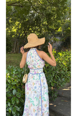 Pastel Midi Elbise - Ekru - EU3245