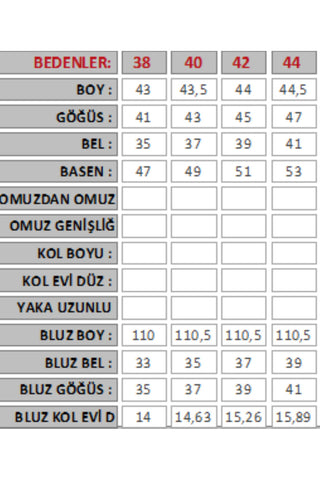 Önü Fiyonk Detaylı Straplez Kadın Takım