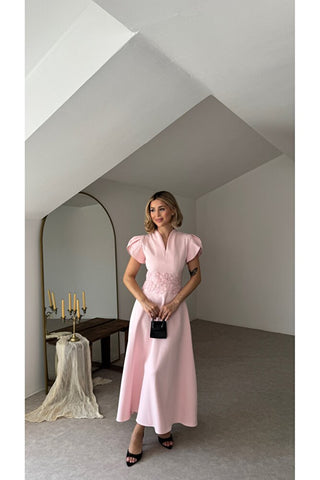 Lavinia Elbise - Pembe - EU3246