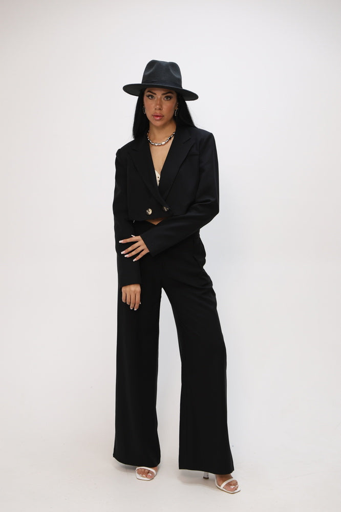 Astarlı Crop Vatkalı Kadın Ceket