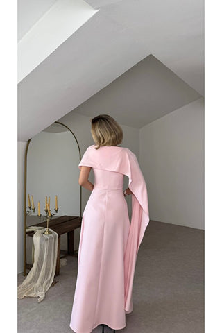 Premium Liora Elbise - Pembe - EU3252