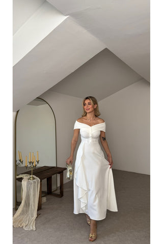 Liana Elbise - Beyaz - EU3208