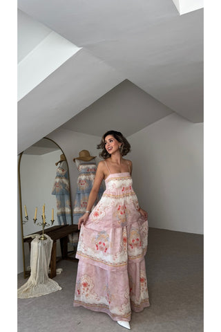 Mila Kat Kat Elbise - Pembe - EU3234