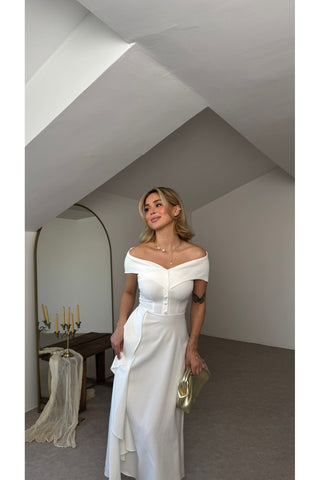 Liana Elbise - Beyaz - EU3208