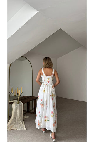 Flora Elbise - Beyaz - EU3207