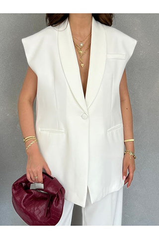 Düşük Omuz Astarlı Yelek