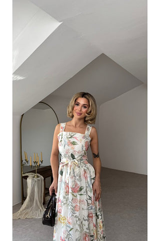Florast Elbise - Beyaz - EUU3207
