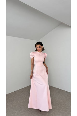 Aura Maksi Elbise - Pembe - EU3194