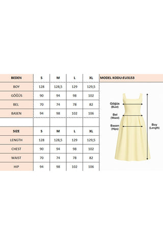 Kruvaze yaka düğme detaylı kadın uzun boy elbise