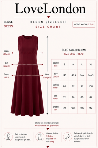 Çan Elbise - Siyah - EU3111